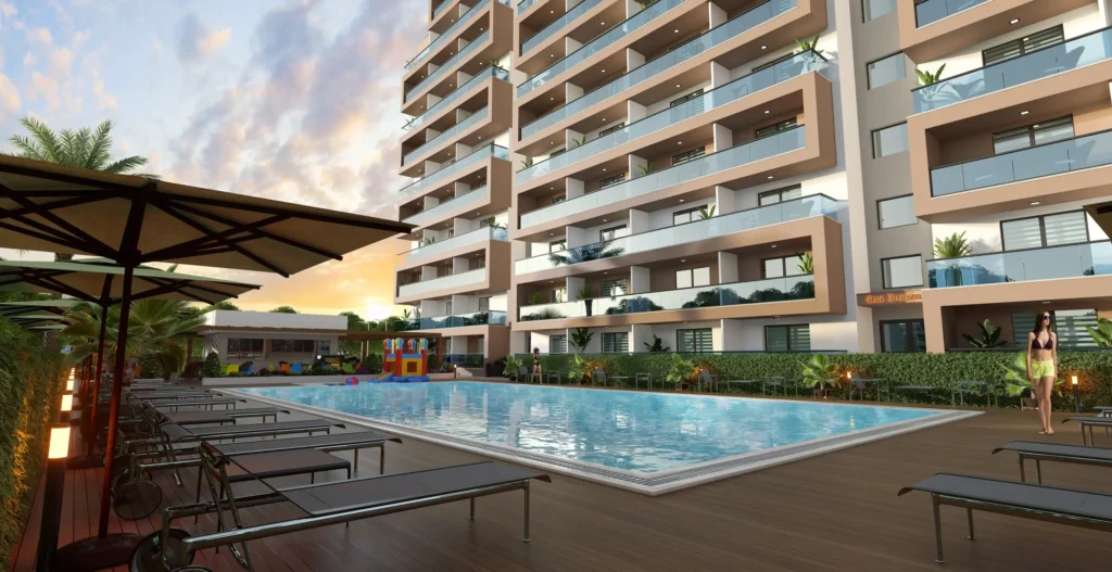 Apartamenty z basenem na Cyprze Północnym